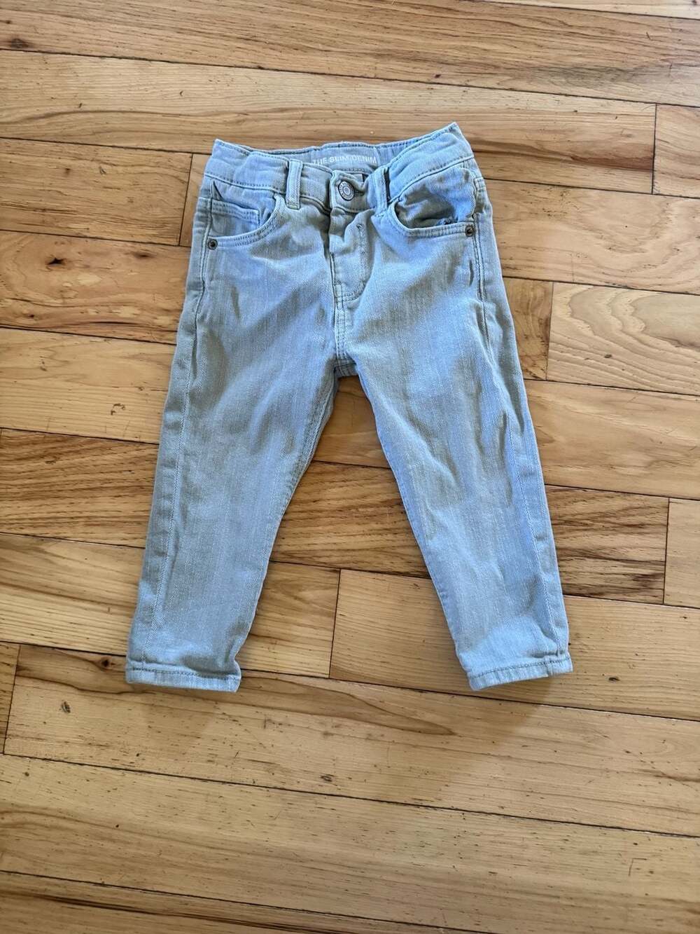 Zara The Slim Denim Light Wash Toddler Jeans